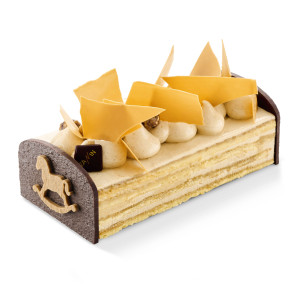 Bûche Traditionnelle Praliné